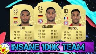 FIFA 20 100K SQUAD BUILDER  INSANE 100K BUNDESLIGA TEAM FIFA 20