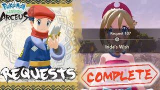 Pokemon Legends Arceus Request 107 Walkthrough Iridas Wish How To Unlock & Guide