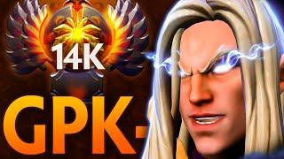 14K MMR TOP 3 EU GPK- INVOKER PERFECT GAMEPLAY vs WINDRANGER MID  Dota 2 Invoker