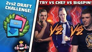 JEDER GEGEN JEDEN  WITZIGSTES DUELL   Nur Glück bei 2vs2 Draft?  Clash Royale Deutsch