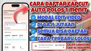 Cara Daftar CapCut Creator 2024  Tutorial Daftar Kreator CapCut Bulan AGUSTUS 2024