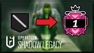 How I Got CHAMPION In Operation Shadow Legacy  Ranked Highlights - Rainbow Six Siege Gameplay
