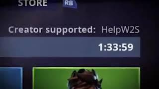 Please use help W2S in the fortnite store