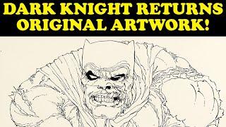 BATMAN DARK KNIGHT RETURNS Original Artwork Up Close and Under The Microscope DC Gallery Edition