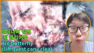 얼음나비 절벽 퀘 클리어각 Ice butterfly cliff quest can I clear