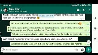 Wow  suami ke kapal Tante di goyang orang Prank text tante 2020