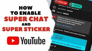 How To Enable Super Chat On Youtube 2022  Step By Step