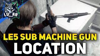 LE5 SMG Location & Biosensor Scope Resident Evil 4 Remake Weapons