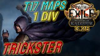 TRICKSTER  1 DIV Build Cost  T17 capable  Path of Exile 3.25