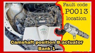 P0013 Location Camshaft position B actuator bank 1.