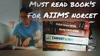 Must read books for AIIMS norcet preparation2024AIIMS nursing officer.