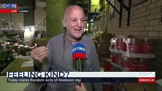 Rosie Wright visits Food For All UK on Random Acts of Kindness Day