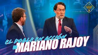 El doble de acción de Mariano Rajoy petrificado al ver a Bárcenas - El Hormiguero