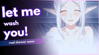 REAL SHOWER ASMR with Your Demon Stepmom F4A