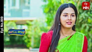 Rangula Ratnam  17th June 2024  Full Episode No 809  ETV Telugu