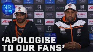 Benji Marshall devastated for fans after massive loss NRL Presser  NRL on Nine