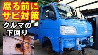 Treat Kei Truck to prevent rusting.