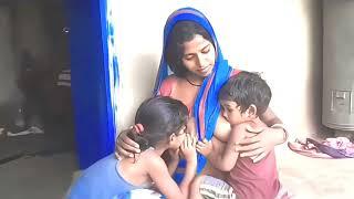 Breast feeding her babys  Indian mom feeding milk vlog 1