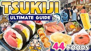 Tsukiji Fish Market Street Food Tour 2023 Tokyo Japan Travel Vlog