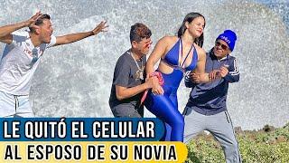 Le quito su celular y se da cuenta que es el esposo de su novia