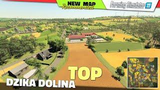 FS22  NEW MAP Dzika Dolina by Jankus - Farming Simulator 22 New Map Review 2K60