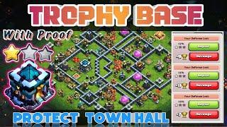 TOP 10 BEST TH13 TROPHY BASE + REPLAY  TH13 PUSHING BASE WITH LINK  TH13 BASE LAYOUT ANTI 3 STAR