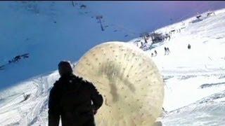 Russian killed as zorb plunges off Caucasus mountain