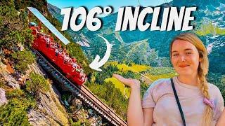 Switzerland’s FAMOUS Mountain Roller Coaster   Gelmerbahn & Gelmersee Switzerland  Rothorn Bahn