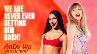 Olivia Rodrigo Taylor Swift - get him back  We Are Never Ever Getting Back Together TV MASHUP