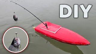 DIY Boat for Fishing  How to Make high Speed RC Fishing Boat