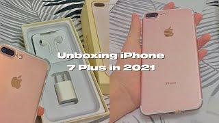 Unboxing iPhone 7 Plus in late 2021