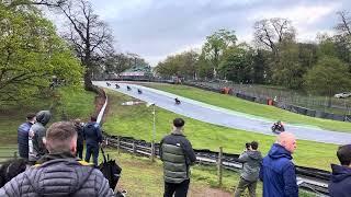 Supersport practice Oulton Park in the wet  British Superbikes