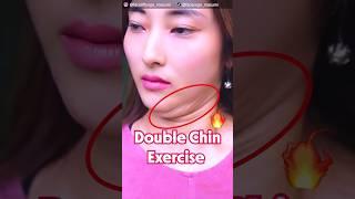 Simple Face Exercises for Slimmer Face No Double Chin Wrinkles At Home #beauty #shorts