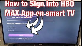 How to Sign In Log In HBO MAX App on TV