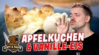 Selfmade Apfelkuchen & Vanilleeis  Copy & Taste