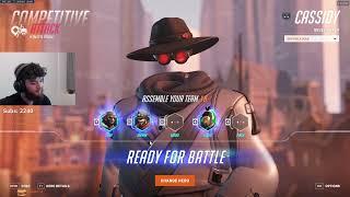 22K DMG GM 1 OVERWATCH 2 CASSIDY DAFRAN - OVERWATCH 2 SESON 9 TOP 500 GAMEPLAY