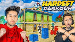 HARDEST PARKOUR CHALLENGE IN FREE FIRE WITH SUNNY 1 VS 1 WHO WILL WIN? - GARENA FREE FIRE