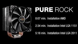 Installation Pure Rock AMD & Intel  be quiet