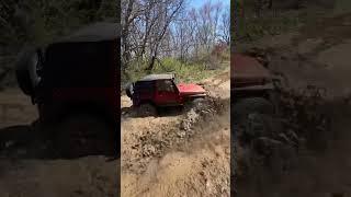 Little fun in some mud #fypシ #viral #offroad #adip #jeep #mustang