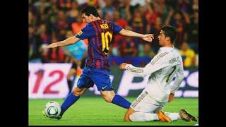 Lionel Messi Destroying Real Madrid Great and Famous players.