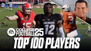 EA Sports College Football 25 TOP 100 Players Ranking Breakdown  Ohio State is the STANDARD