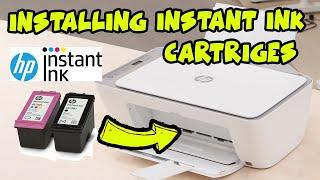 How to Install Instant Ink Cartridges in HP Deskjet 2700 Printer