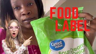 Walmart great value cancer ️ food label #walmart #warninglabel