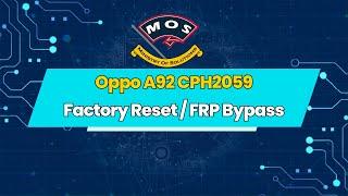 Oppo A92 CPH2059 Factory Reset and FRP Bypass Proof 1 #CPH2059