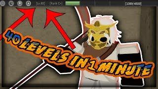 CODES 40 Levels in 1 Minute Ultimate Starter Guide  Shinobi Origin Roblox