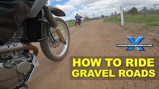 How to ride gravel roads cornering braking body position and bike setup︱Cross Training Adventure