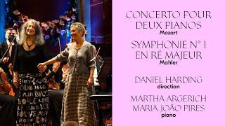 Martha Argerich & Maria João Pires play Concerto for Two Pianos KV 365. Conducted by Daniel Harding