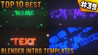 TOP 10 Best Blender intro templates #39 Free download