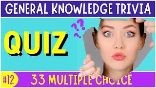 ⭐33 General Knowledge Trivia Questions  Mixed Knowledge  Pub Quiz