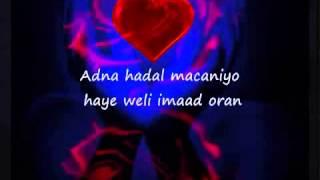 Somali Lyrics   Song   Hagrasho   By Booska flv   YouTube